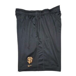Mens Nike DriFit MLB San Diego Padres Athletic Black Shorts Large 31x9